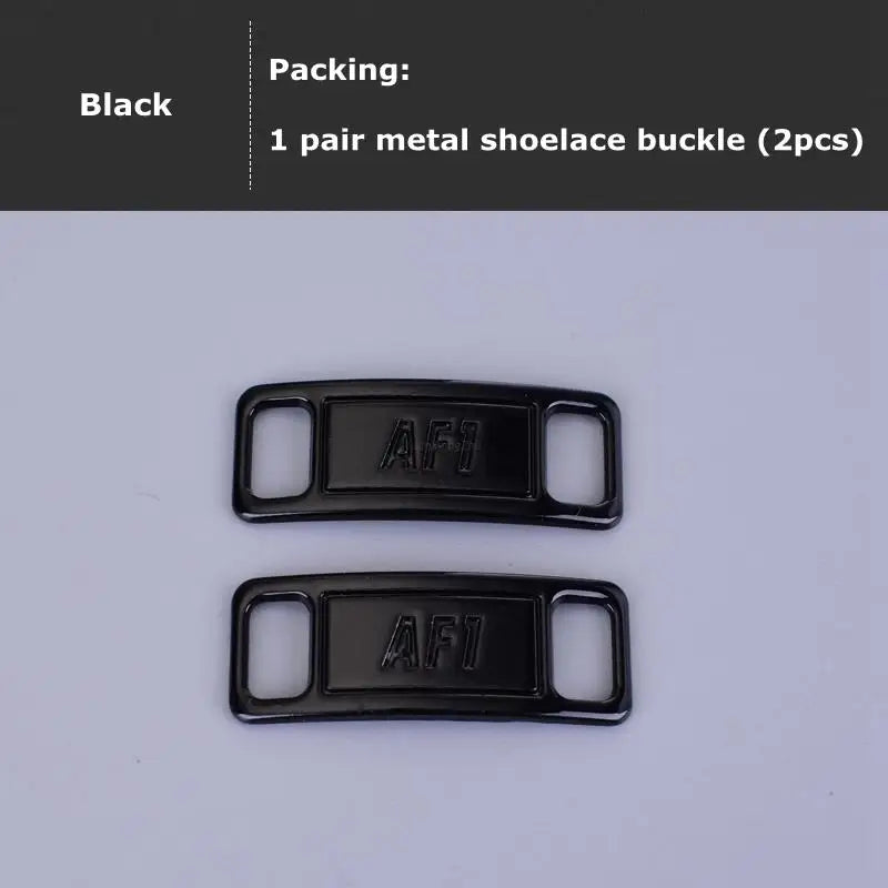 New AF1 Diamond Shoe Charms Fashion Laces Buckle Quality Metal Shoelaces Decorations Chapa Air Force 1 Shoes Accessories