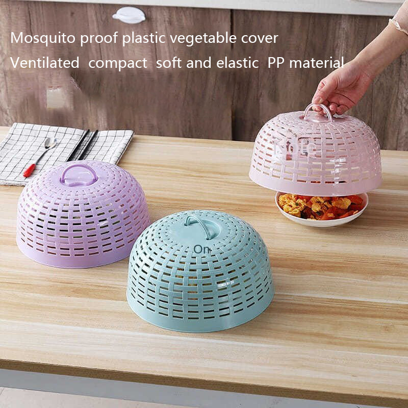 Table Top Dust Cover Leftover Anti-Mosquito Anti-Fly  Cover Food Dish Table Meal Cover Household