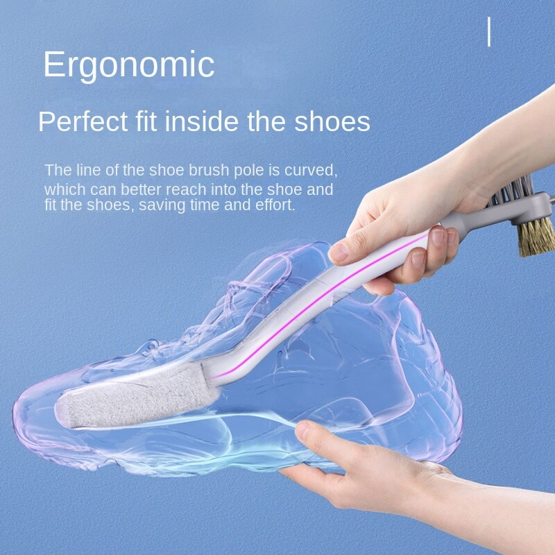 Soft Hair Does Not Hurt Shoes Multifunctional Shoe Brush