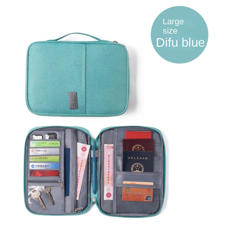 Portable Travel Multi-Function Document Storage Bag