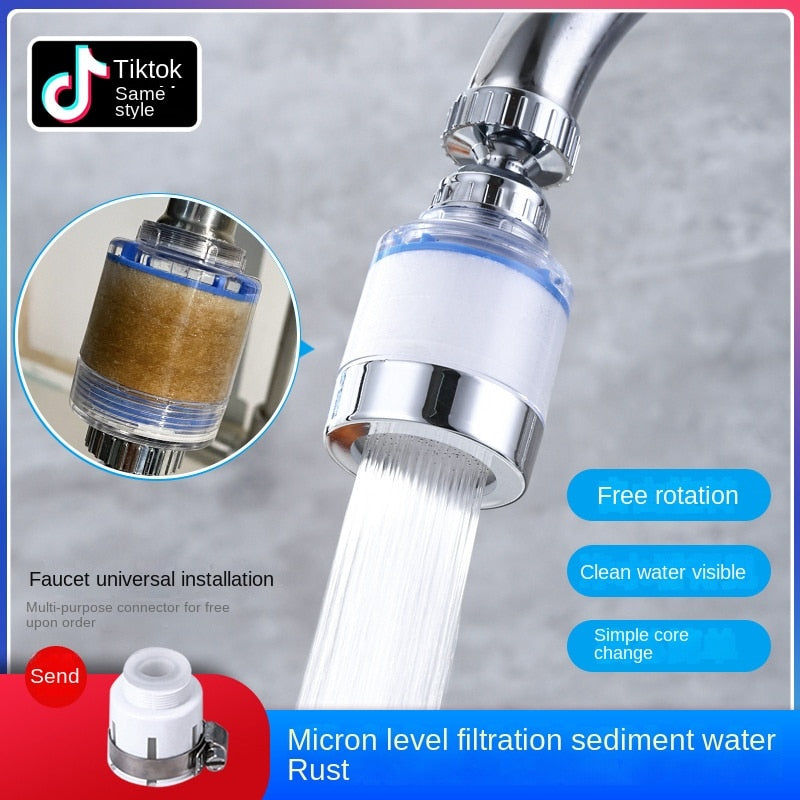 Universal Filter Pressurized Swivel Faucet For Kitchen