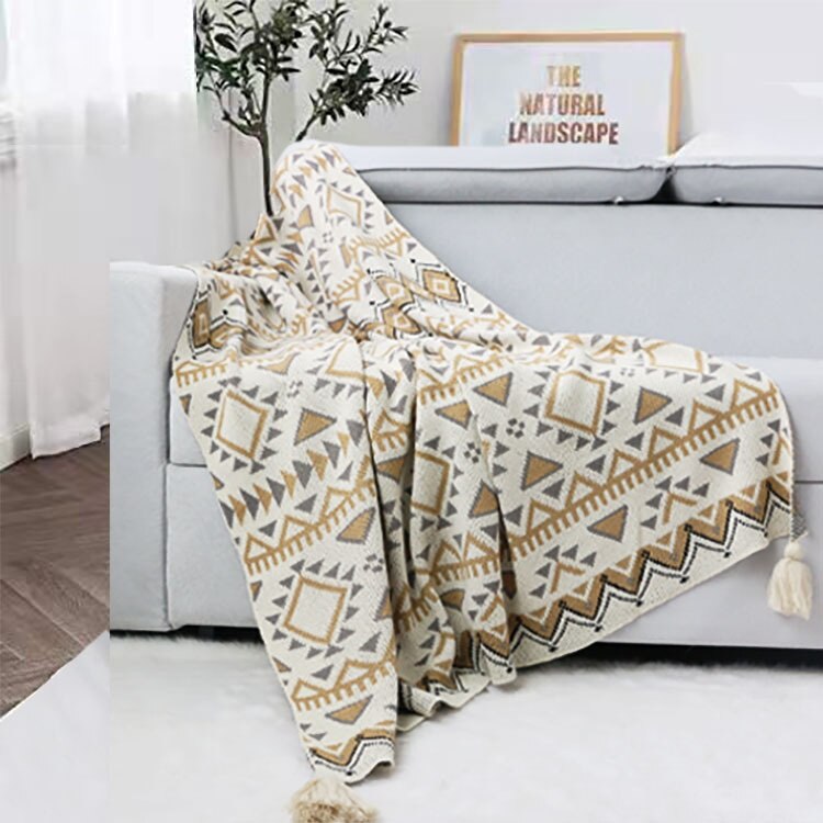 Bohemian Blanket Air-Conditioning Blanket Knitted Blanket