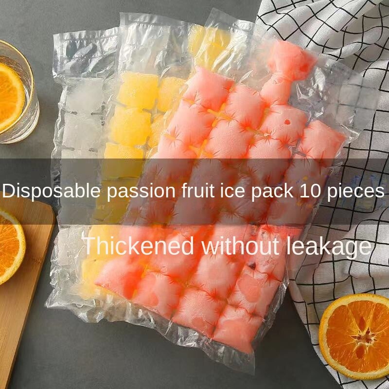 Ice Cube Bag Disposable Fruit Bag Self-Sealing Ice Lattice Mold Ice Pack