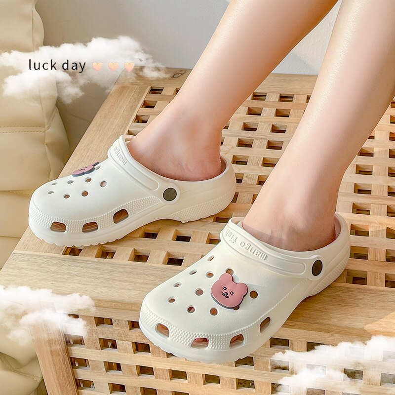 Hole Shoes Summer Indoor Home Cute Slippers Outdoor Beach