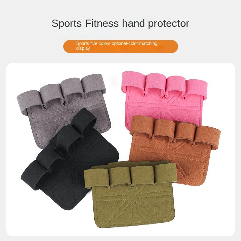 Imitation Leather Non-slip Fitness Iron Strength Training Hand Guard