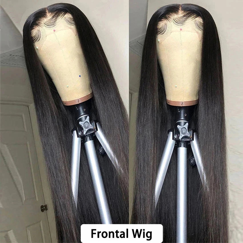 HD Lace Frontal Wig 13x6 Lace Front Human Hair Wig For Women Brazilian 30 inch Straight Wig HD Transparent 5x5 Lace Closure Wigs