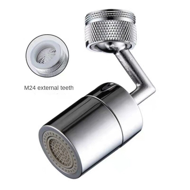 Faucet Aerator Universal Dual-Mode Adjustable Lengthened Mouth Splash-Proof Sprinkler Filter