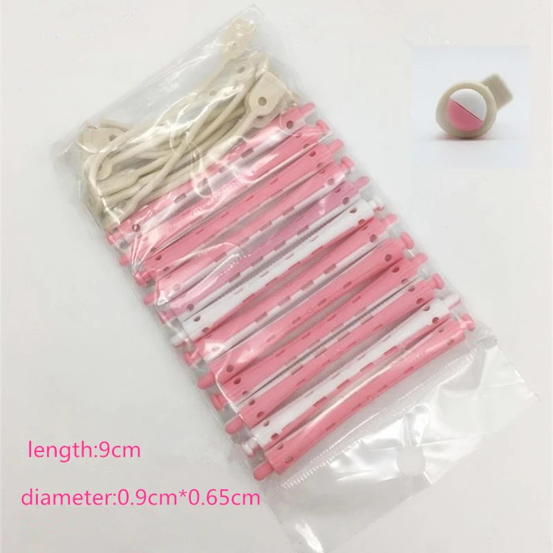 12pcs/lot Hair Curler Pull Core Hair Roller Magic Hair Curlers Rollers DIY Formers Salon Accessories Barber Hair Styling Tool