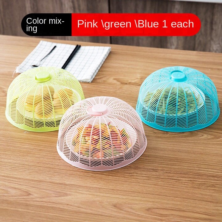 Table Top Dust Cover Leftover Anti-Mosquito Anti-Fly  Cover Food Dish Table Meal Cover Household