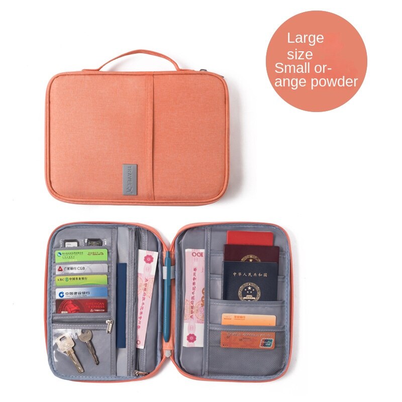 Portable Travel Multi-Function Document Storage Bag