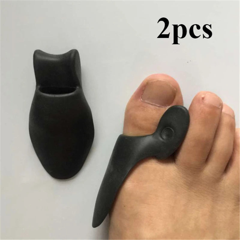 2pcs Silicone Gel Thumb Corrector Bunion Little Toe Protector Separator Hallux Valgus Finger Straightener Foot Care Relief Pads