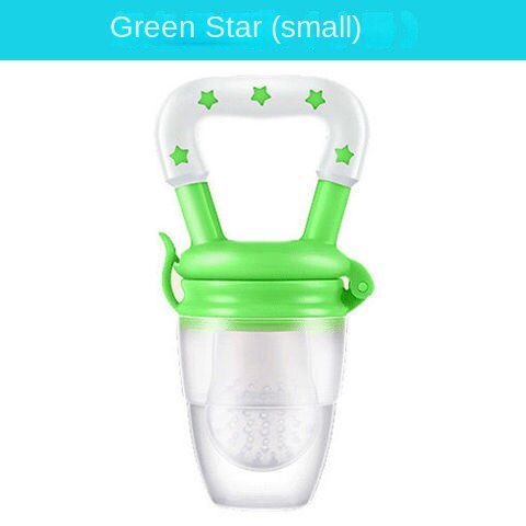 Baby Food Grade Teether Baby Teether Stick Fruit Vegetable Fresh Food Feeder Pacifier Newborn Silicone Teether