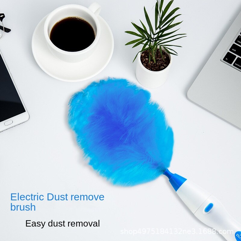 Electric Household Automatic Fiber Cleaning  Replacement Head Long Handle Dust Sweeping Brush