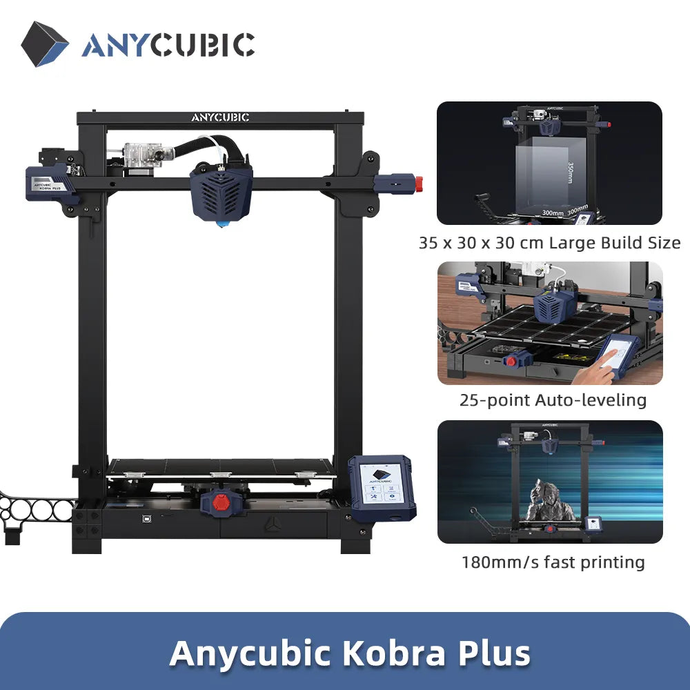 Seria FDM Imprimantă 3D ANYCUBIC Vyper Kobra Kobra Max Kobra Go Kobra Neo Kobra 2 Pro Imprimante 3d cu nivelare automată de dimensiuni mari