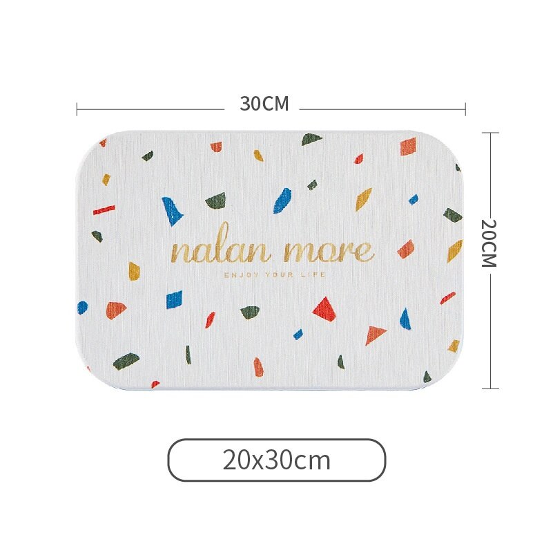 Ins Diatom Mud Toothbrush Cup Soap Absorbent Pad