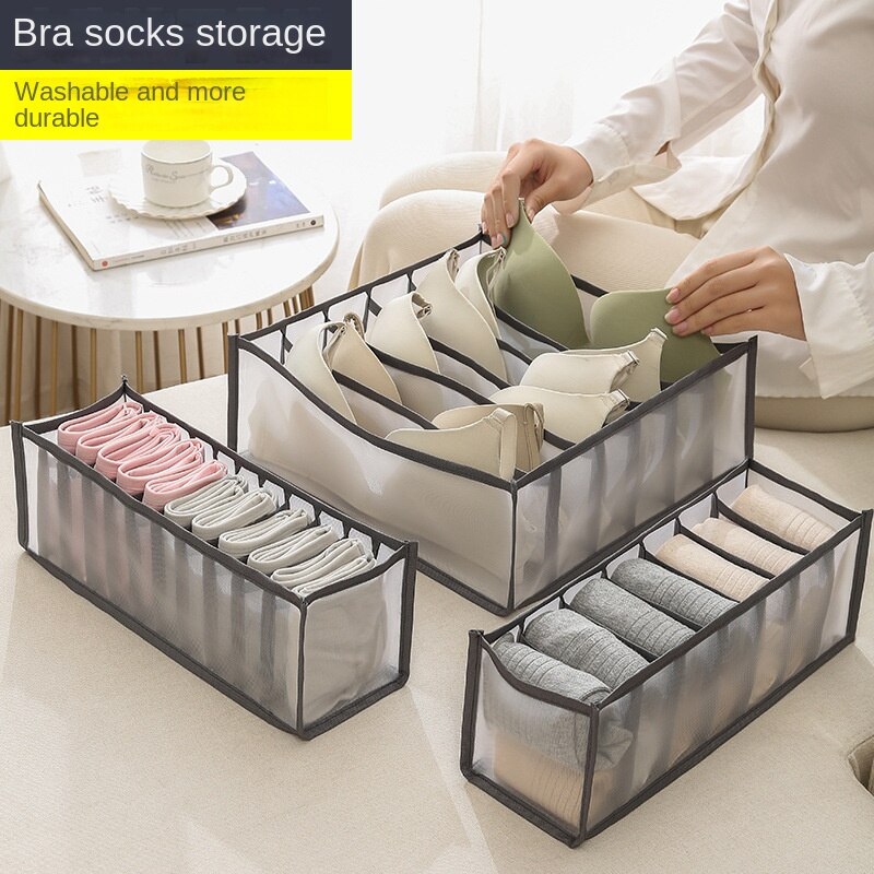 Underwear Mesh Socks  Cloth Storage Box  Compartment without Cover