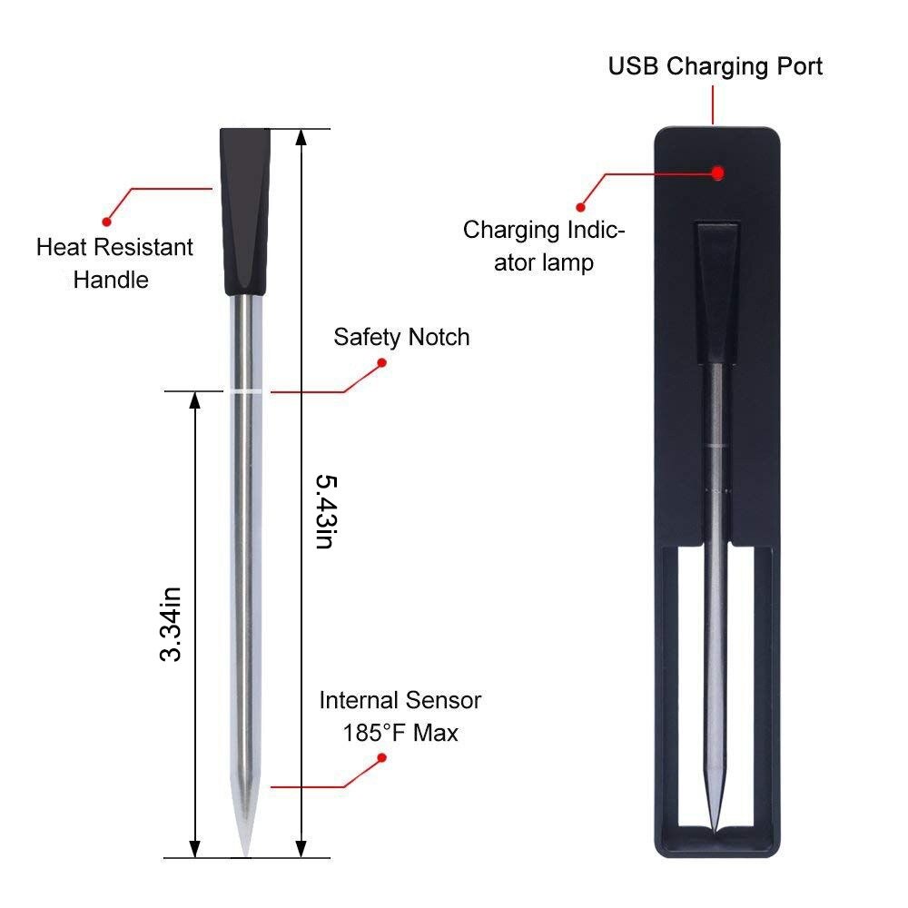 💥New Year Hot Sale 50% OFF💥Wireless Bluetooth Barbecue Thermometer