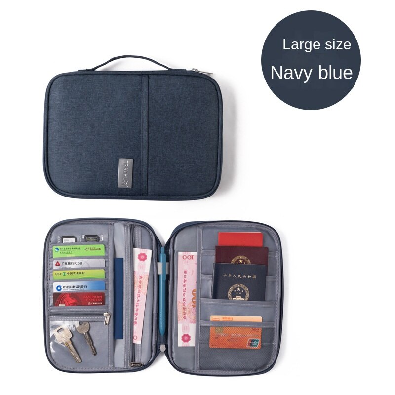 Portable Travel Multi-Function Document Storage Bag