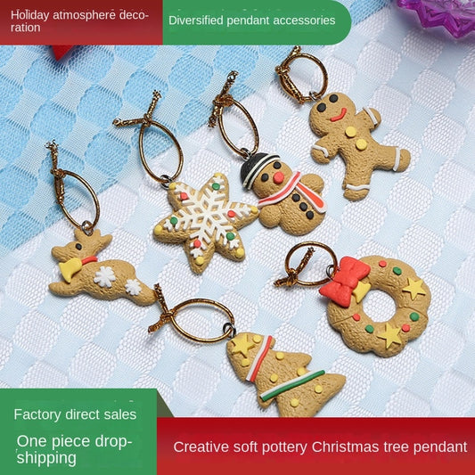 Cadou Creativ Decorat de Sărbători Pandantiv Gingerbread Man