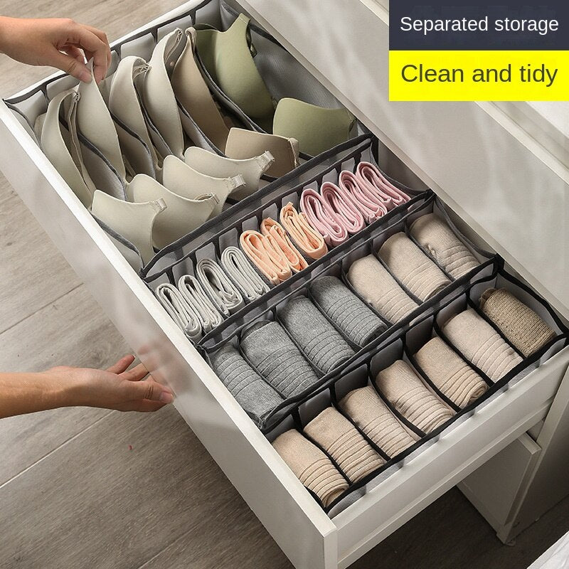 Underwear Mesh Socks  Cloth Storage Box  Compartment without Cover