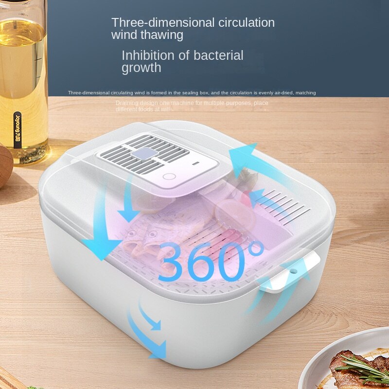 New Four-in-One Thawing Device Food Fast Constant Temperature Thawing Preservation Antibacterial Meat Steak Household Kitchen Tool