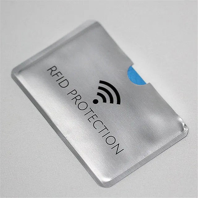 10Pcs/set RFID Blocking Card Protector Debit Credit Contactless NFC Security Card Protect Case Anti Scanning Card Bag ID Holder
