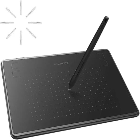 HUION H430P Grafică Desen Tablete digitale Tabletă cu stilou pentru semnătură Tabletă cu stilou pentru jocuri OSU cu stilou portabil fără baterie