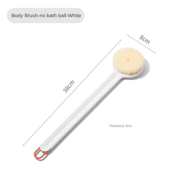 Soft Hair Bath Double-Sided Available Baby Sponge with Mesh Sponge Bath Brush