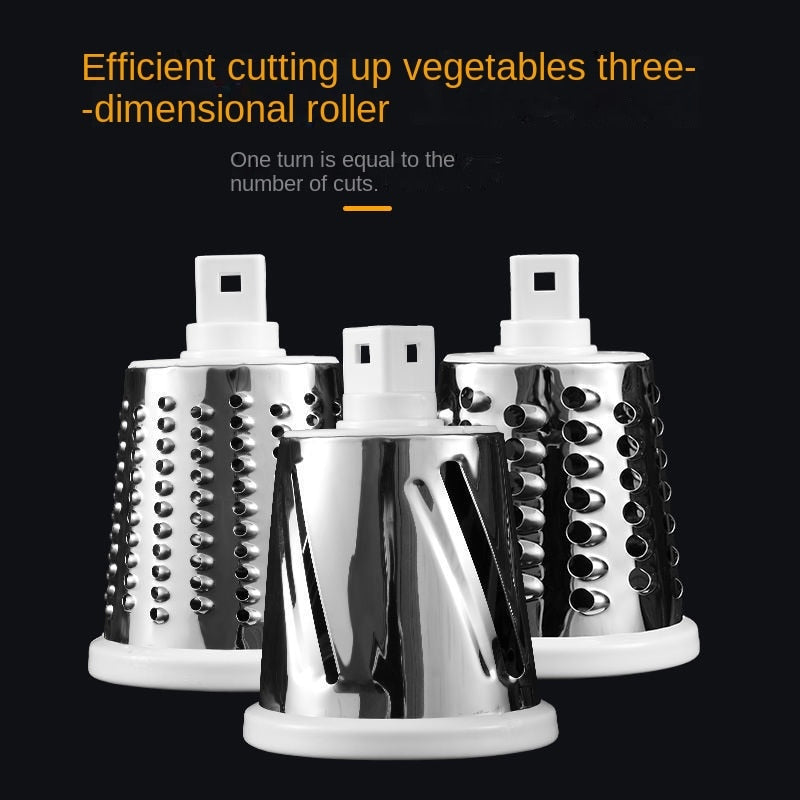 🔥Three in one🔥 Household Multifunctional Drum Vegetable Cutter