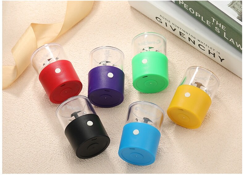 New Mini Electric Smoke Eliminator USB Storage Plastic Multi-Color Household Grinder Portable Tobacco Grinding Machine