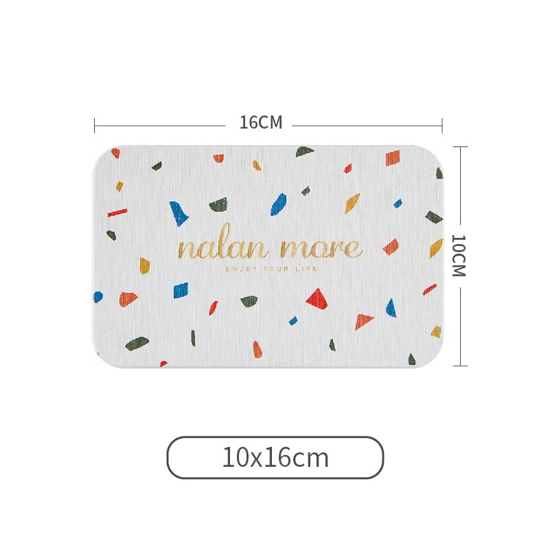 Ins Diatom Mud Toothbrush Cup Soap Absorbent Pad