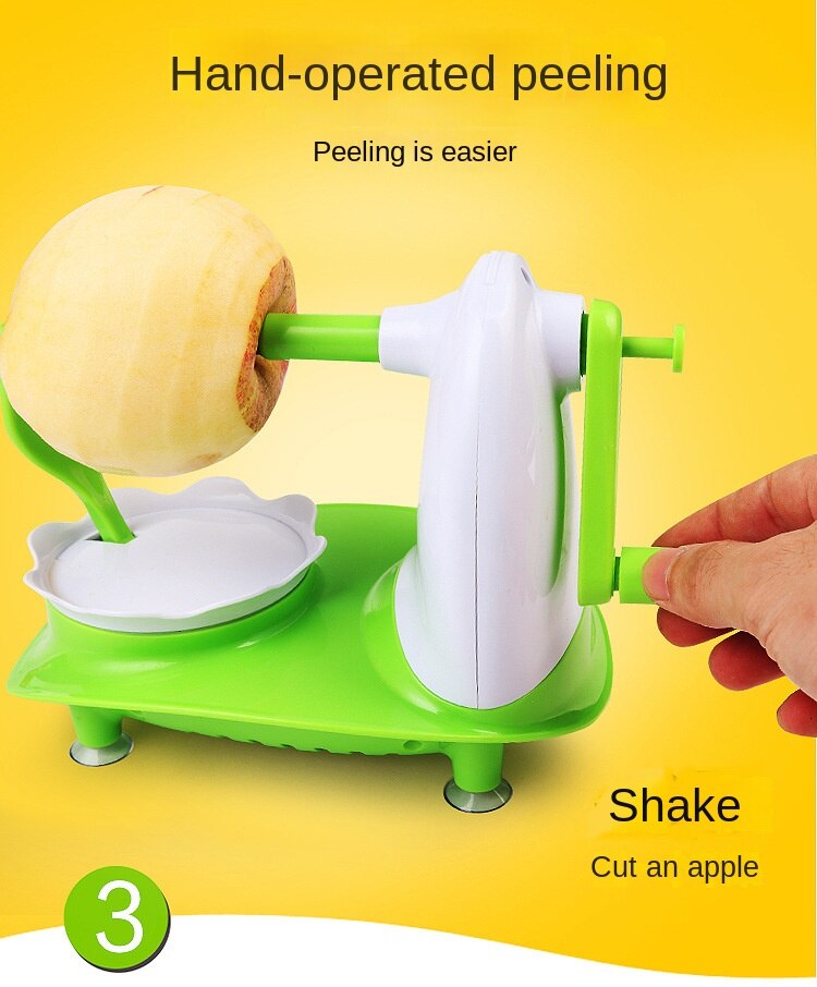 Peeler Hand-Cranked Apple Pear Fruit  Household Kitchen Peeling Gadget