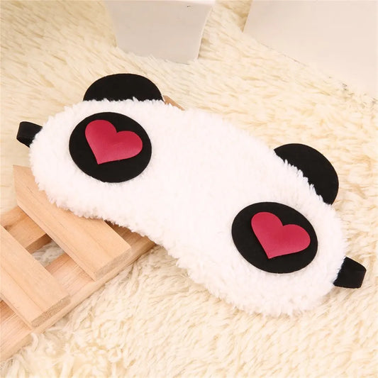 Cute Panda Sleeping Face Eye Mask Blindfold Eyeshade Traveling Sleep Eye Aid Drop Shipping Wholesale health care