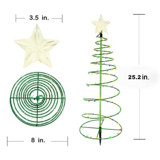 🎄Solar Metal LED Christmas Tree Decoration String Lights❄