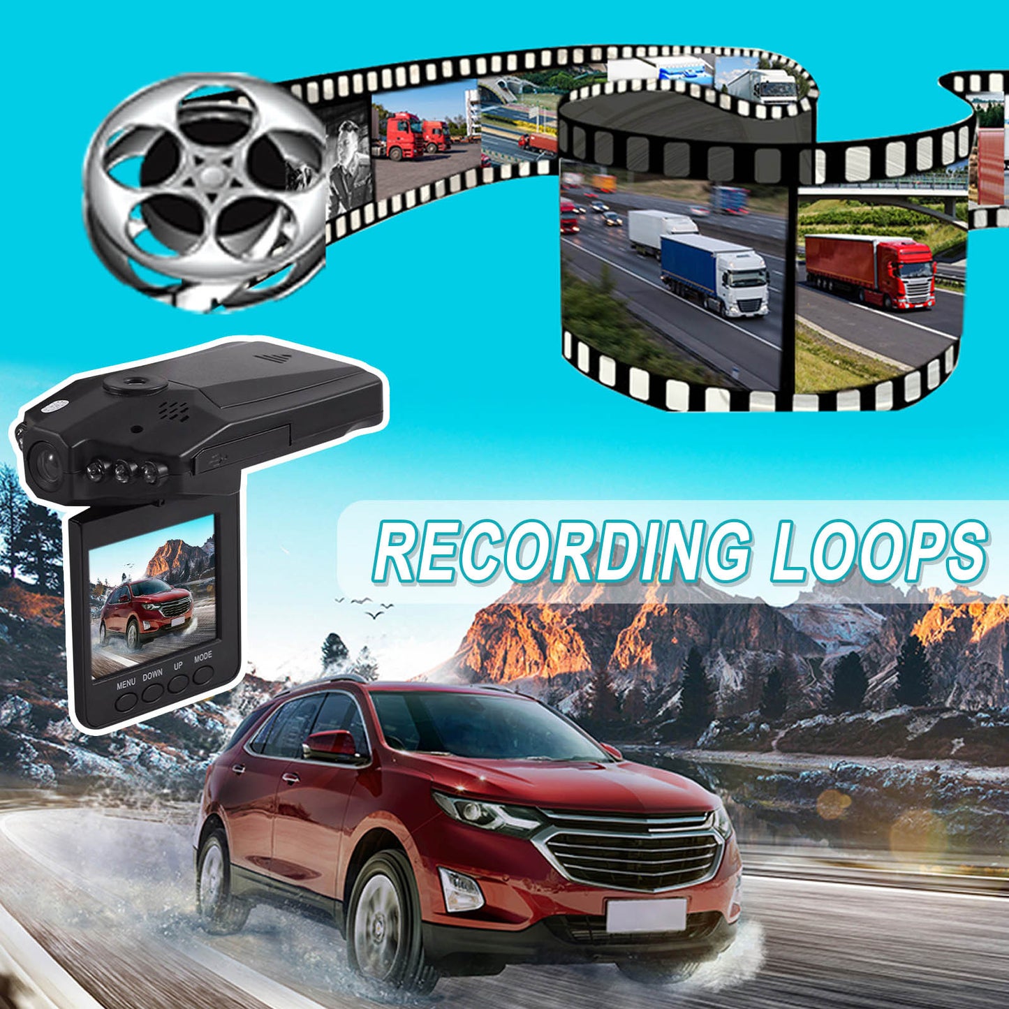 💥Reducere de Anul Nou de ultima zi 50% REDUCERE💥DashCam HD PRO