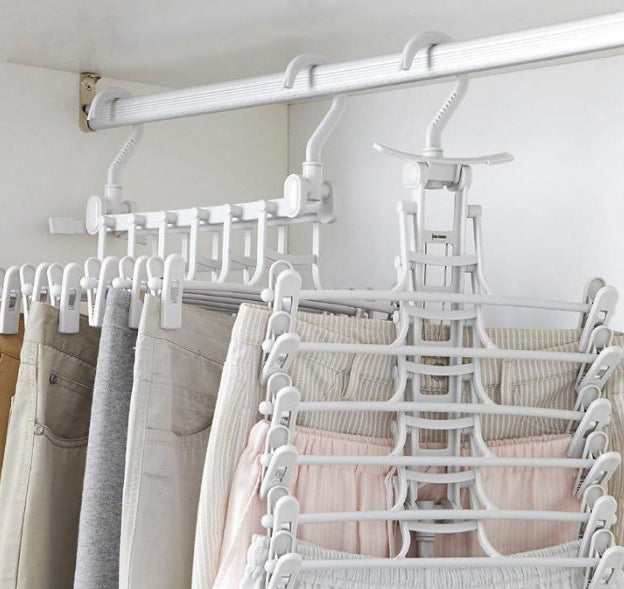 Creative Folding Pant Rack Multi-Functional Multi-Layer Pants Hanger Household Hanger