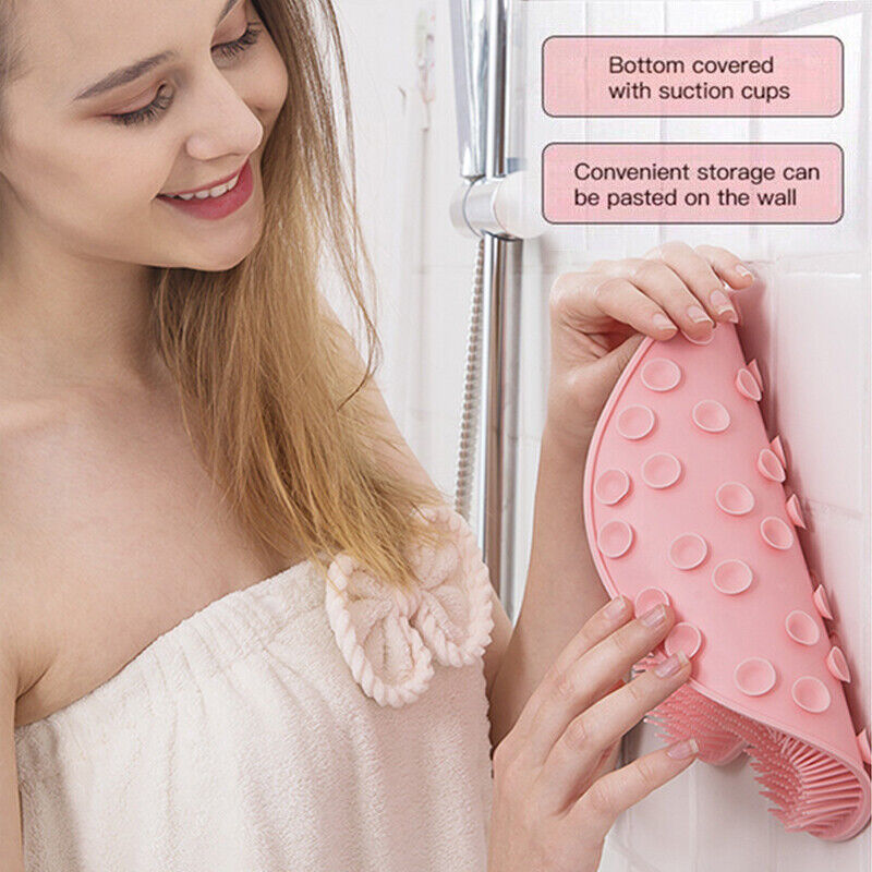 🔥35% OFF🔥 🚿Shower Silicone Back Foot Body Brush Cleaning Massage Pad